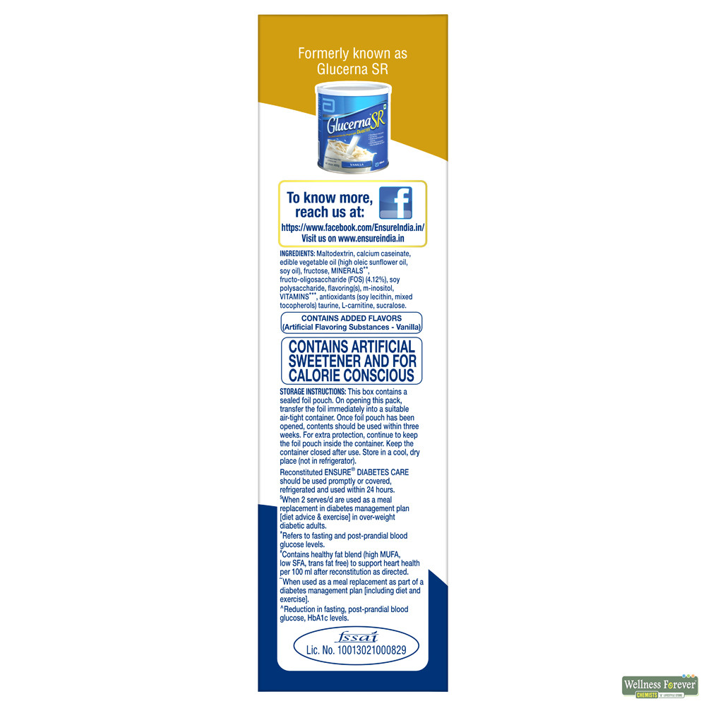 Buy Ensure Diabetes Care Delight Powder, Vanilla, 1kg Online Wellness